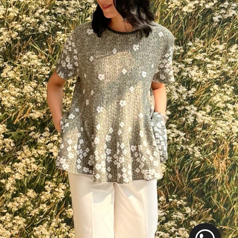 jii by gloria agatha PLEIN KNIT BLOUSE