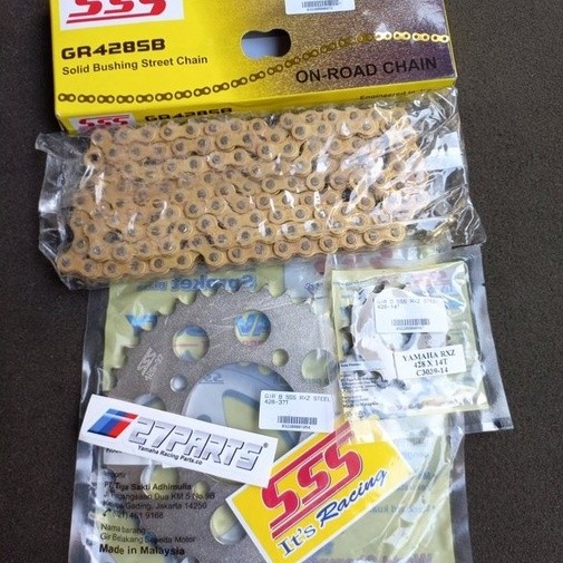 GEAR GIR SET SSS TRIPLE S RX KING 415-428 GEAR GIR SET RX KING GEAR GIR SET RX KING SSS