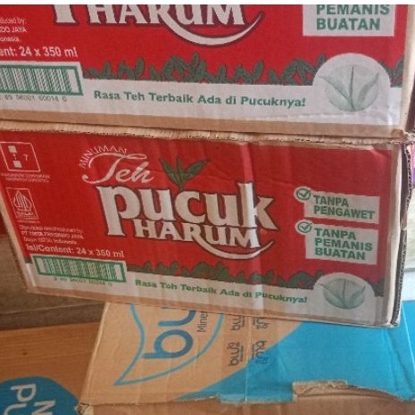 teh pucuk 1dus isi 24botol 350ml