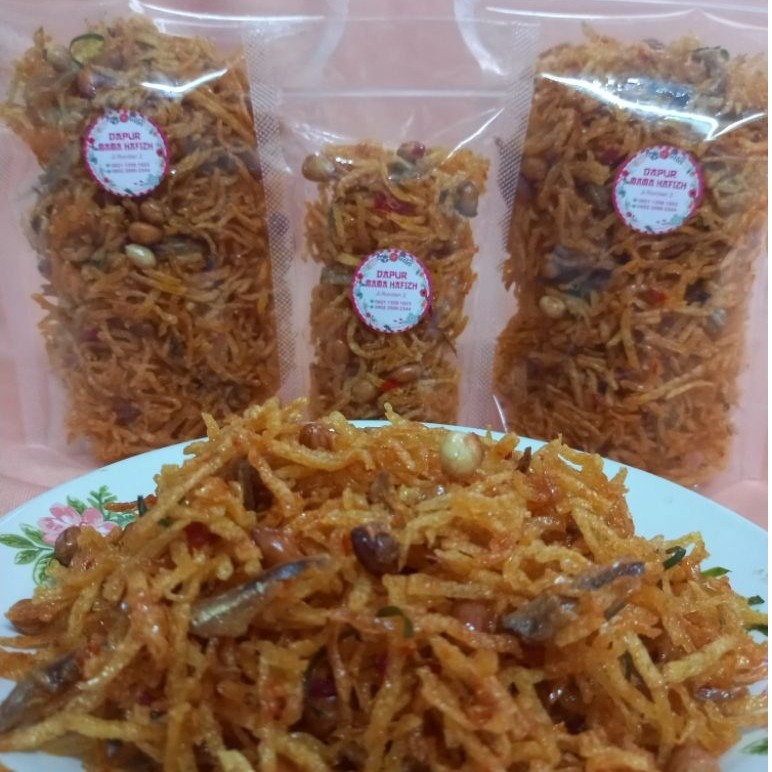 Kentang Mustofa Campur Teri&kacang, Origina kemasan 250 g