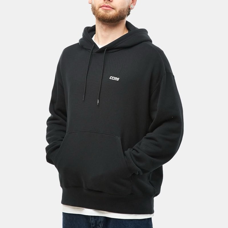HOODIE CONS CONVERSE BLACK 100% Original Resmi