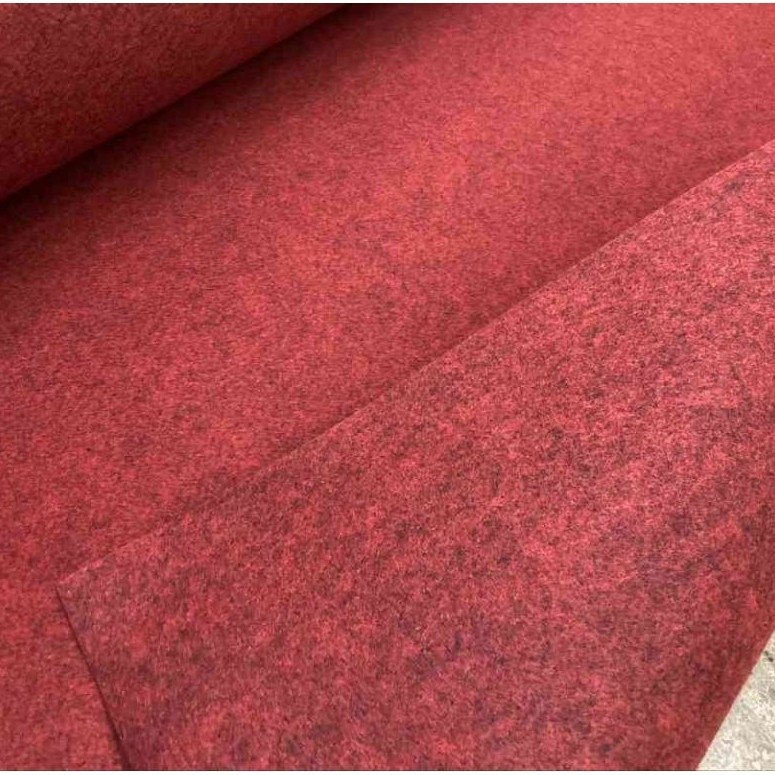 karpet bludru/ babut polos dekorasi meteran - karpet lantai - karpet ruangan [ maron ]