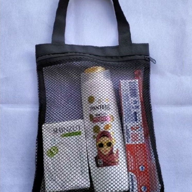 Tas Jaring Sabun Mandi Kosmetik Perlengkapan Serbaguna