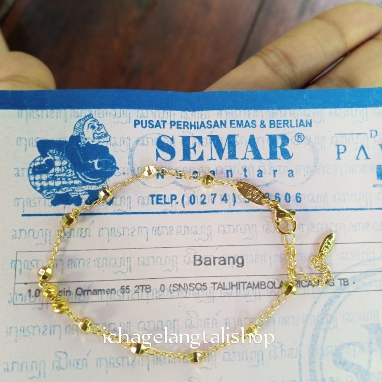 gelang jedar variasi bola Mrican Semar Nusantara
