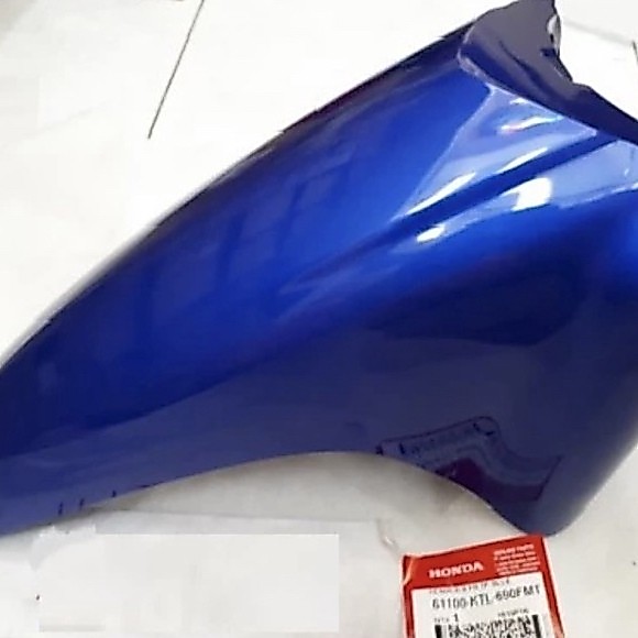 Slebor Selebor Sepakbor Spakbor Depan HONDA Supra Fit New Biru ORIGINAL 61100-KTL-690FMT - TOPSemara