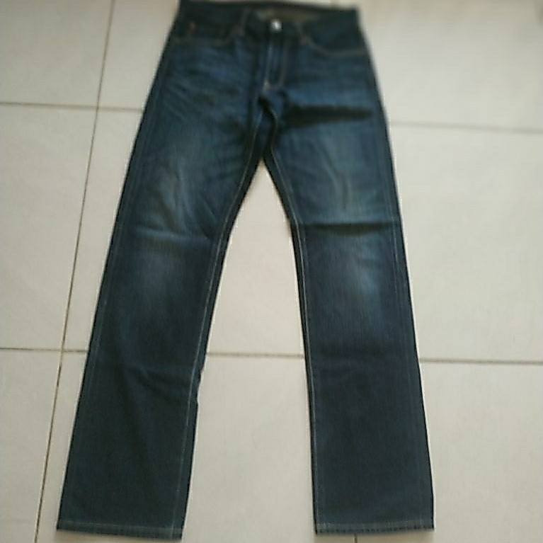 CELANA UJ BIRU SALVADGE PRIA