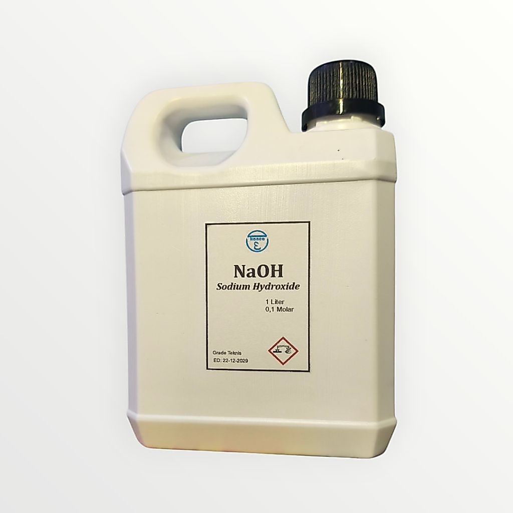 NaOH 0,1N/NaOH 0,1M 1 liter Bahan Laboratorium