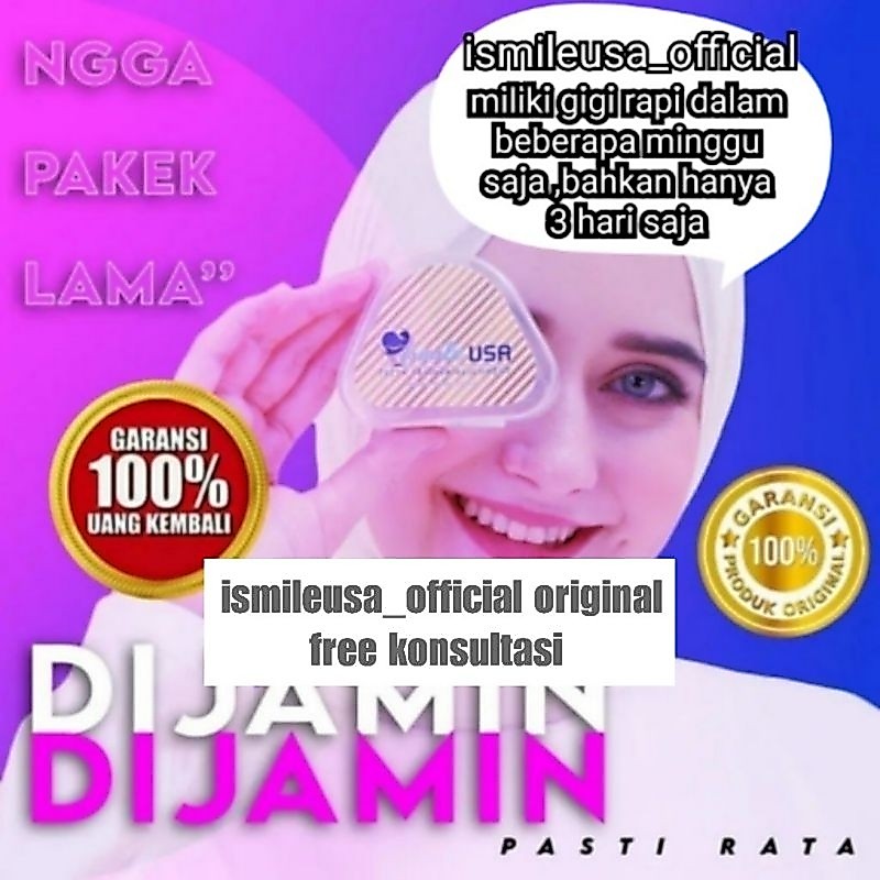 PERAPIH GIGI ORIGINAL / retainer gigi | perapi gigi / aligner gigi / ISMILE USA