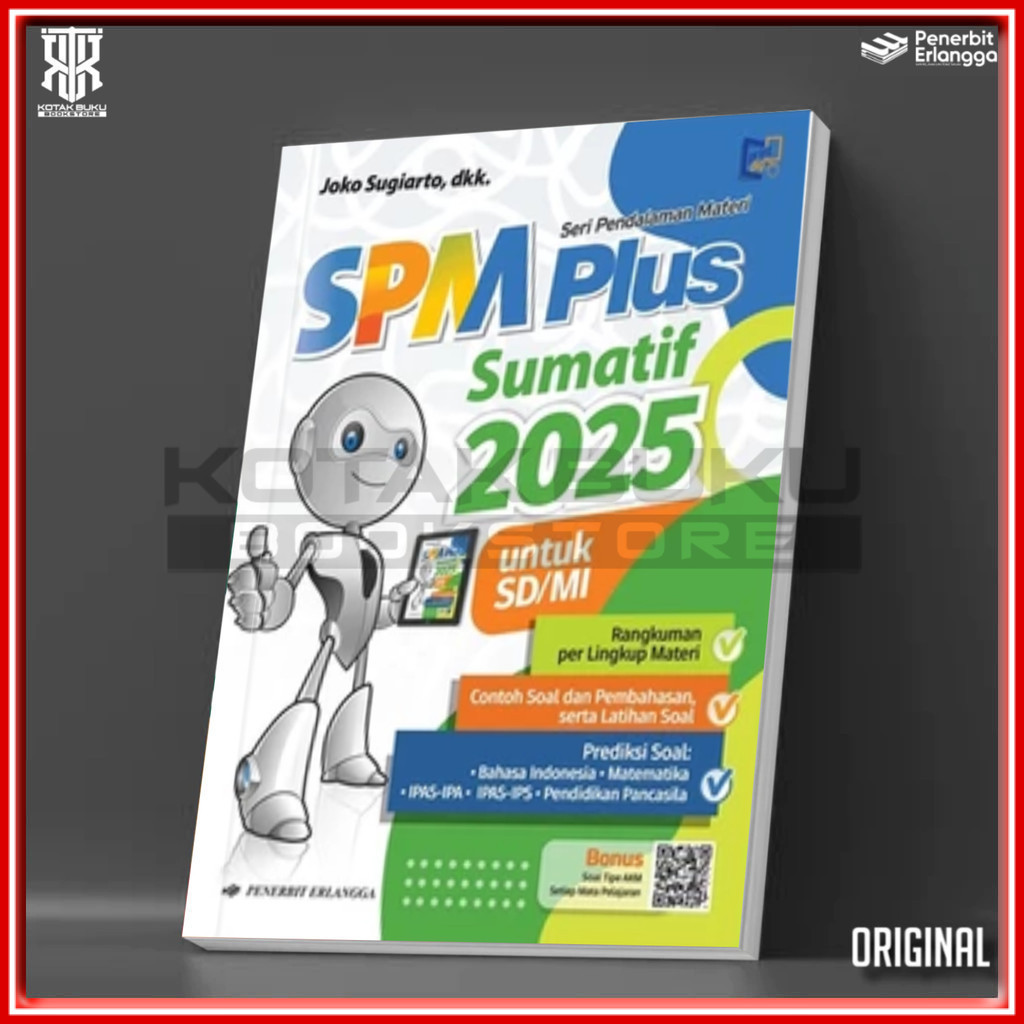 [ Erlangga ] Buku SPM Plus Sumatif 2025 SD/MI / SPM Plus 2025