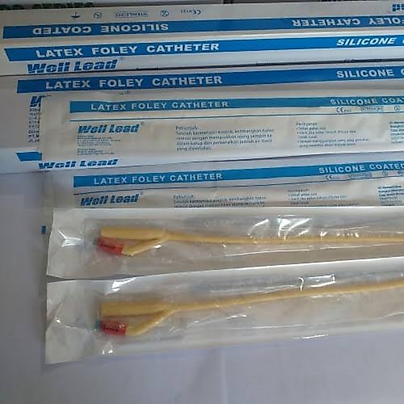 Latex fole kateter Well Lead No 14 16 18 20