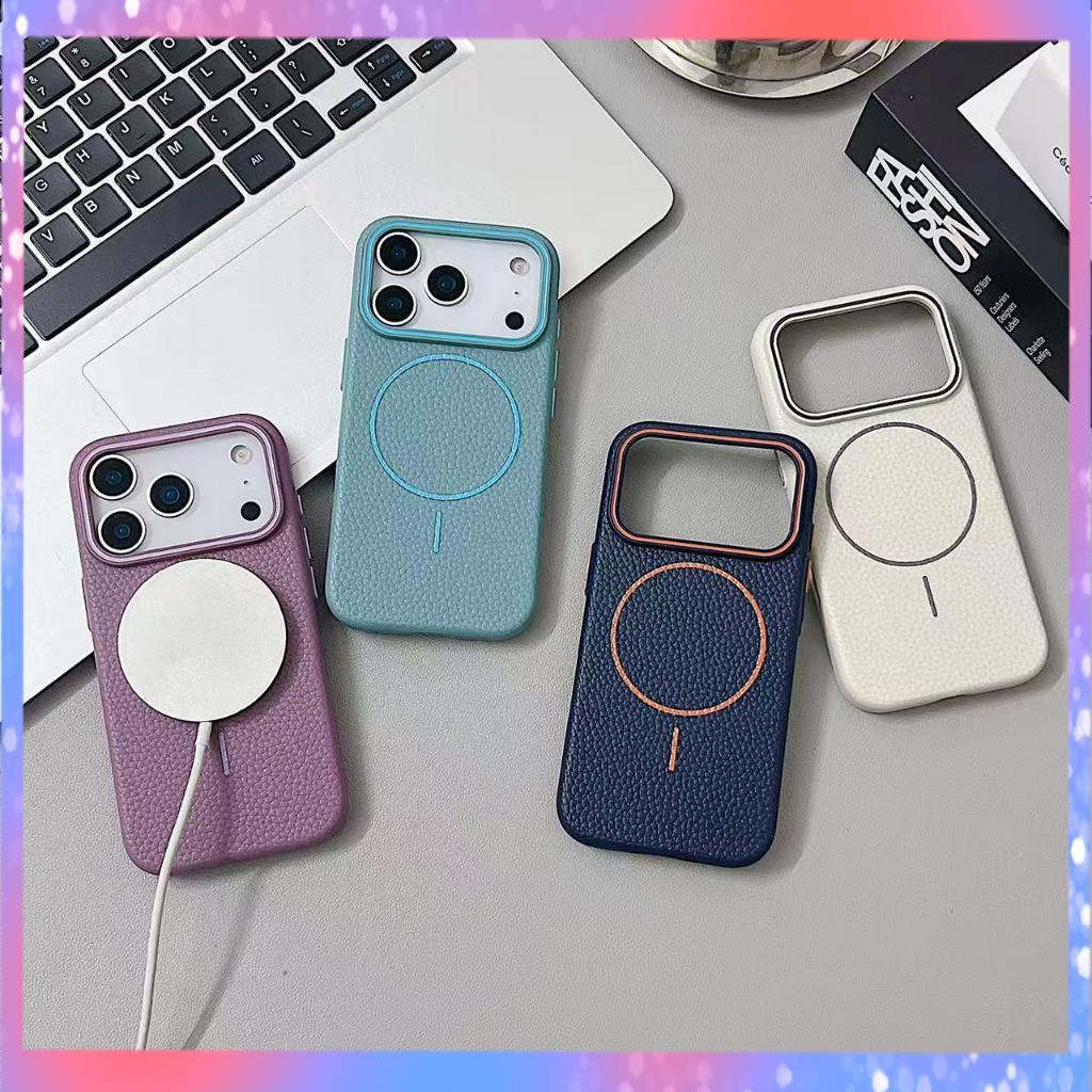 Promo Case Premium GRAIN Leather Iphone 11 Pro max 12 Pro Max 13 Pro Max 14 Pro Max 15 Pro Max 16 Pr