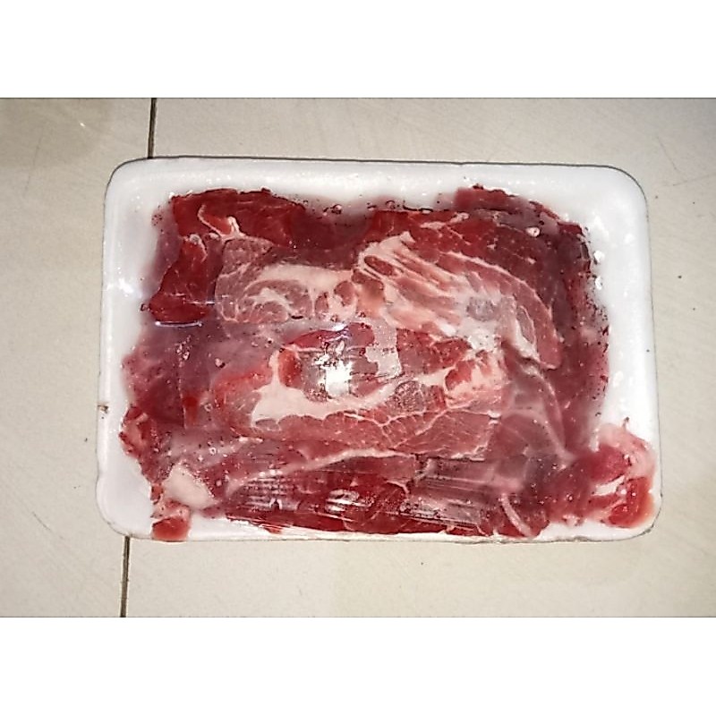 beef slices tanpa lemak 500gr