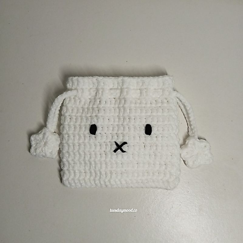 Miffy Pouch Crochet | Pouch Rajut Miffy Handmade