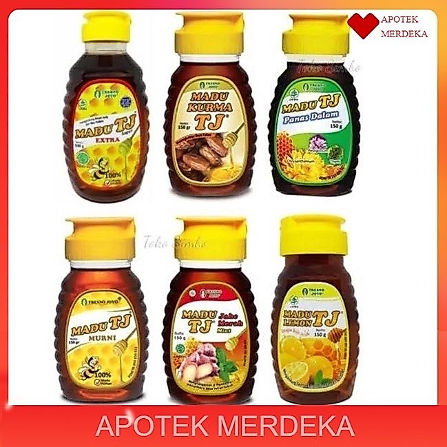 Madu TJ 250 g / MADU TJ MURNI / MADU TJ JAHE MERAH MINT / MADU KURMA TJ / MATU TJ EXTRA /  MADU TJ 2