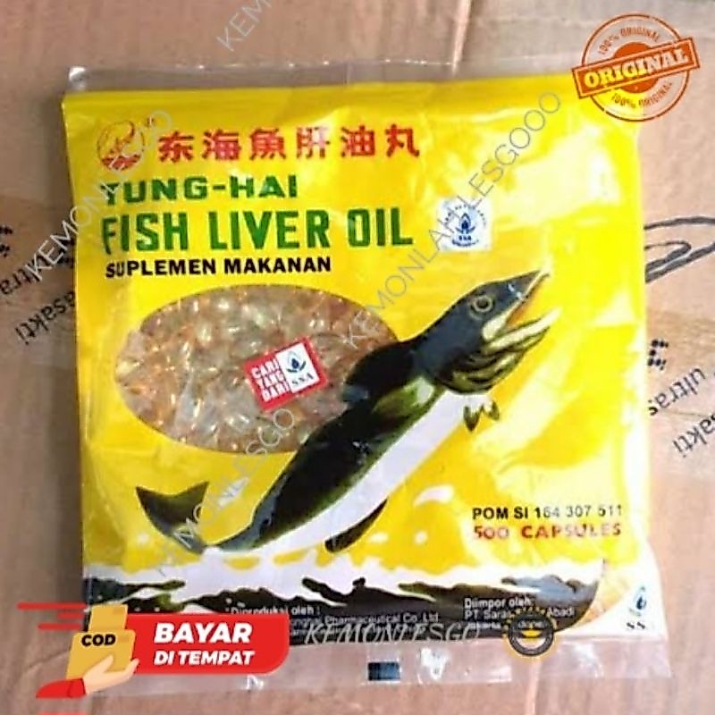 MINYAK IKAN TUNGHAI ORIGINAL FISH OIL TUNG-HAI PRODUK IMPORT SANGAT BAGUS UNTUK KESEHATAN MINYAK IKA