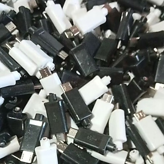 PS - Socket Micro USB Male 4 Pin Soket Micro USB Copotan/potongan