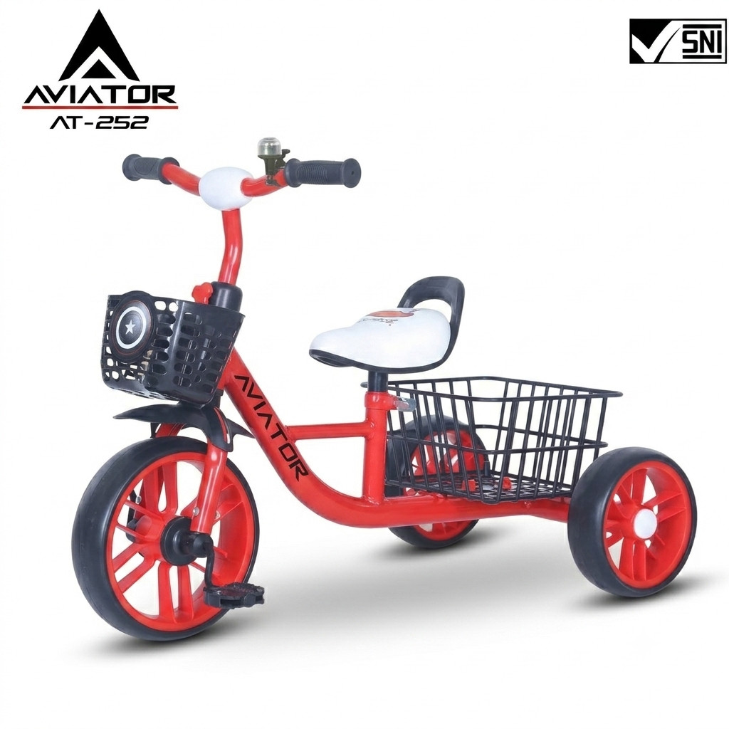 Sepeda Roda 3 | Sepeda Anak Roda 3 Umur 2 Tahun | Sepeda Anak Laki Laki - Aviator AT-252 ET-719