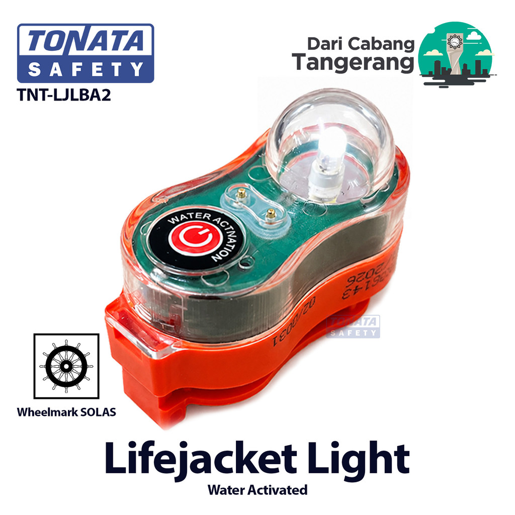 Life Jacket Light Lithium Battery / Lampu Jaket Pelampung Keselamatan Laut / Sea Rescue Indication S