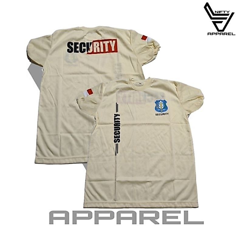 KAOS SECURITY CREAM TERBARU KAOS SECURITY HITAM TERBARU