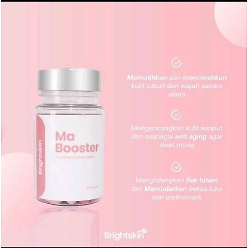 MA BOOSTER WHITENING ISI 30 KAPSUL