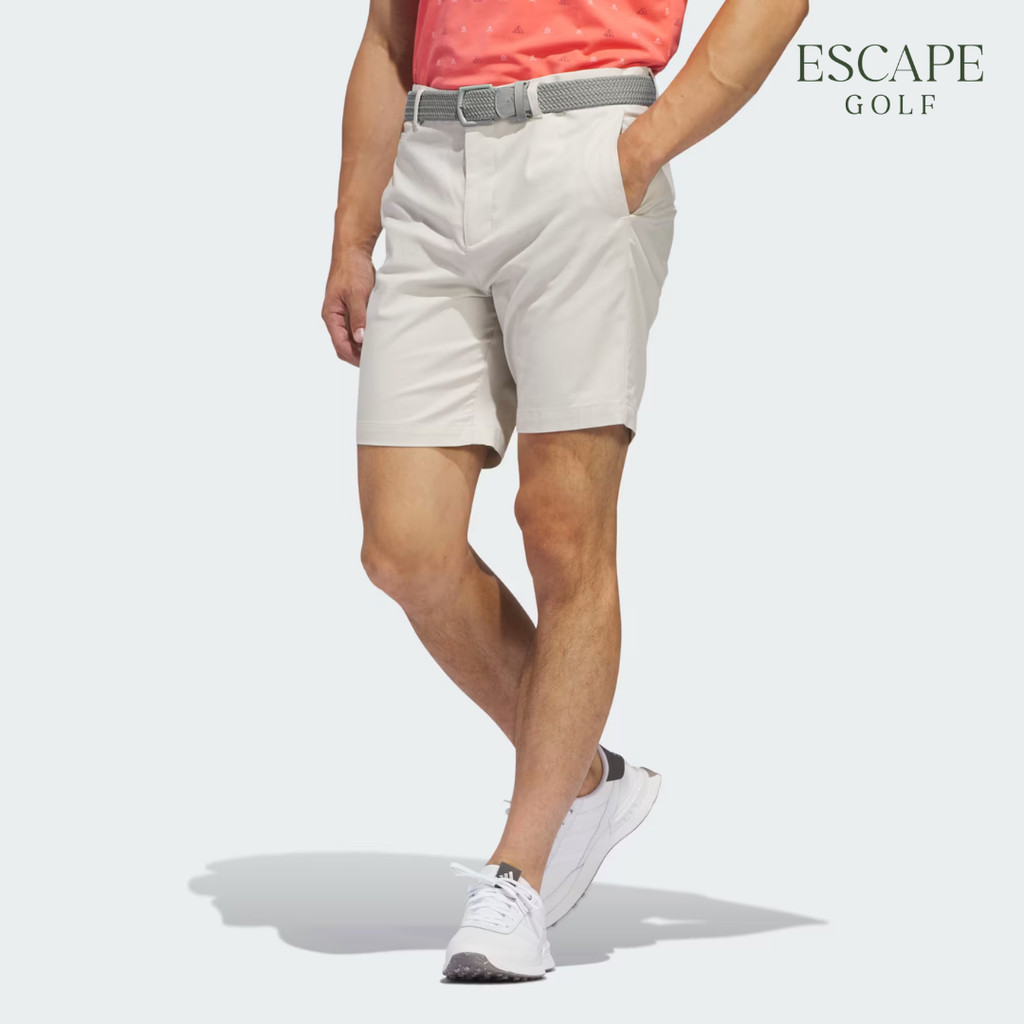 Celana Pendek Pria Golf Beige | Adidas Golf Go-To Five-Pocket Golf Shorts