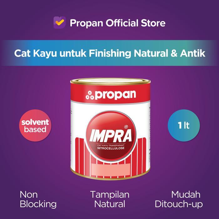 CAT KAYU PROPAN IMPRA NC LACQUER 1LT - CLEAR GLOSS