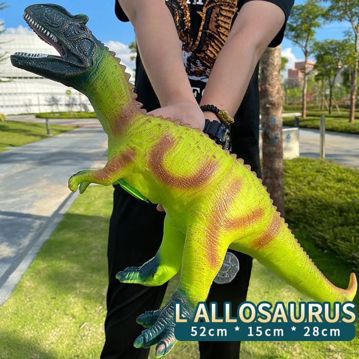 Mainan dinosaurus besar Mainan dinosaurus karet lunak besar suara - Y-ALLOSAURUS