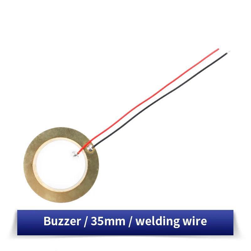 5/10PCS Pelat Wafer Keramik Piezo Elektrik Piezo Diameter 12MM 15MM 18MM 20MM 27MM 35MM 50MM Untuk B