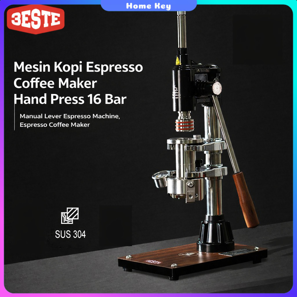 Trieste STARDUST Mesin Kopi Espresso Coffee Maker Hand Press 16 Bar - K001