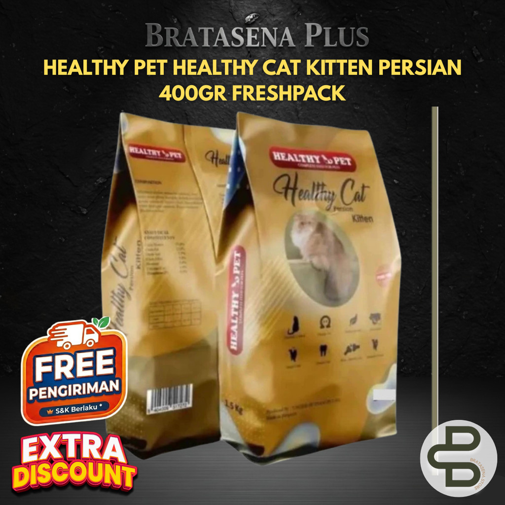 HEALTHY PET HEALTHY CAT KITTEN PERSIAN 400GR FRESHPACK