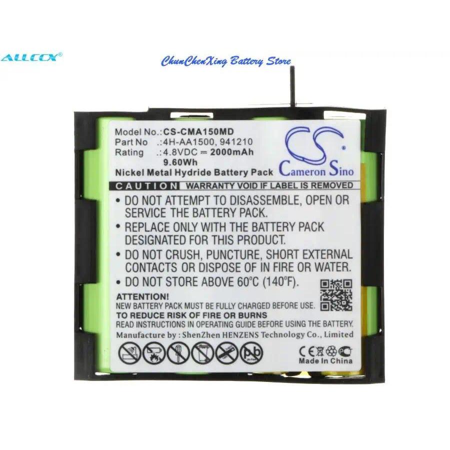 Cameron Sino 2000mAh Battery 4H-AA1500, 941210 for Compex Mi-Ready, Runner, SP 2.0, SP 4.0, Sport El