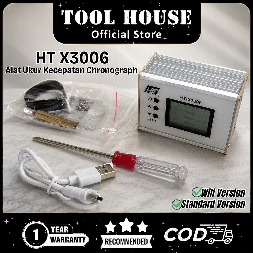Tool House [Garansi Toko 1 Tahun] Akselerometer FPS Chrono HT X3006 Wifi Version 2026 Hante | Chrono