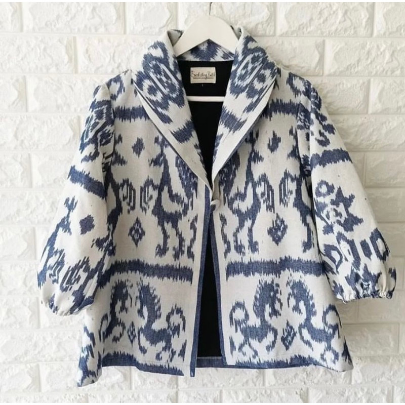 GHANIA OUTER / BLAZER BATIK TENUN WANITA / ATASAN WANITA / OUTER WANITA