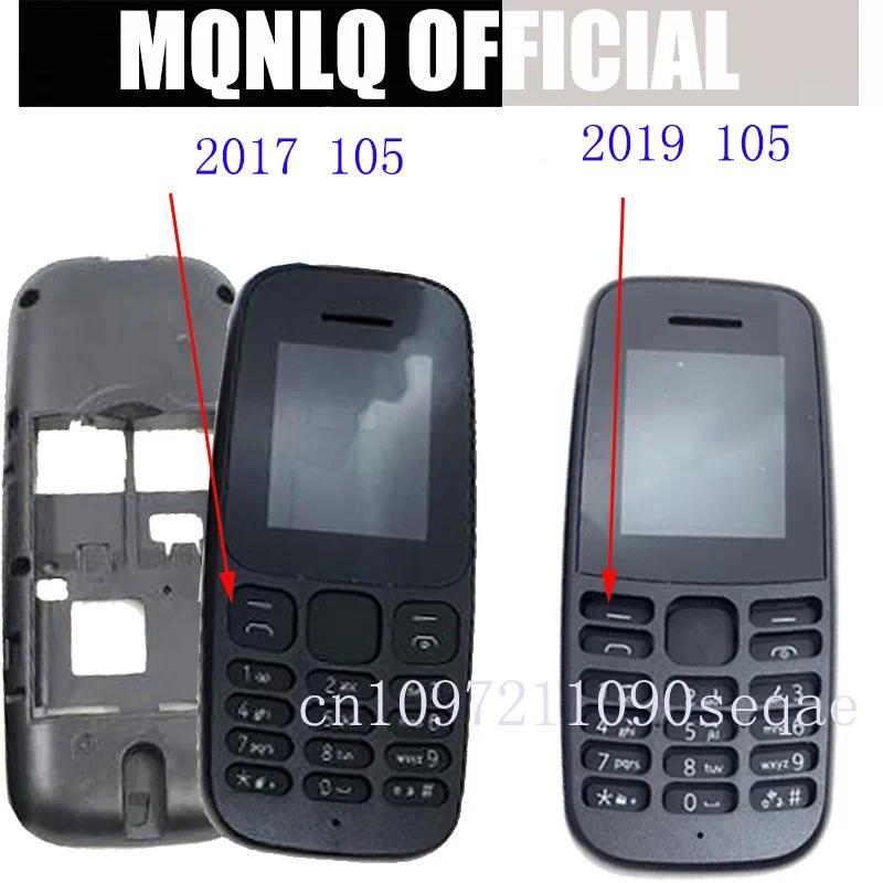 Full Housing for Nokia 105 (2017) 105 (2019) Full Complete Mobile Phone Housing Cover Case Keypad fo