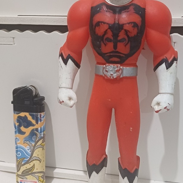 Sofubi Zyuoh Red Gorilla Bandai Soft Vinyl