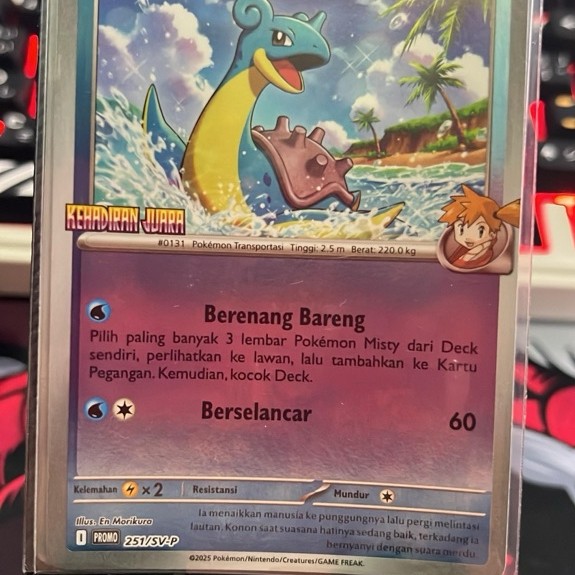 Lapras Misty PROMO Set Spesial 251/SV-P Pokemon TCG Indonesia