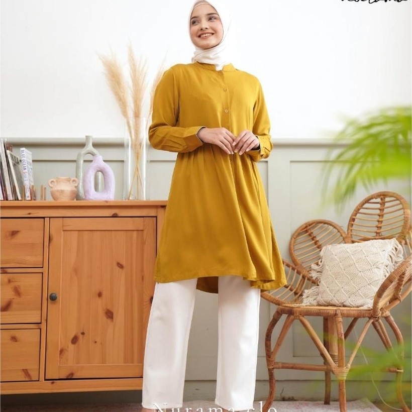 Nurama Atiya Tunik Panjang Terbaru by Nurama - S19/90 TW