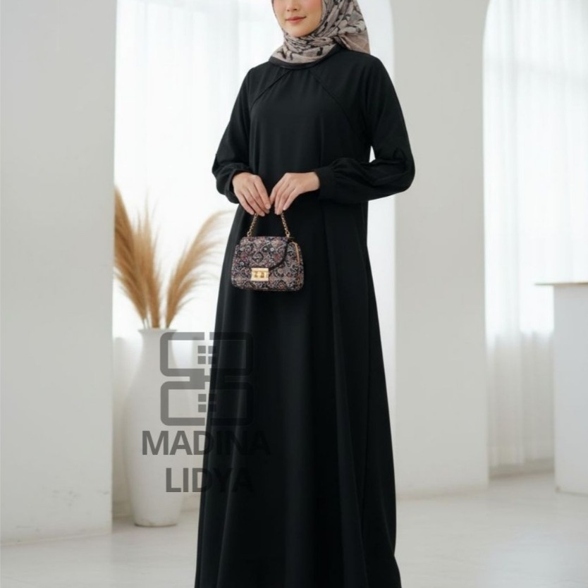 IRSYA FASHION Dress Simple Mewah Elegan Trend 2026 Gamis Polos Katun Toyobo Premium Original Guzel
