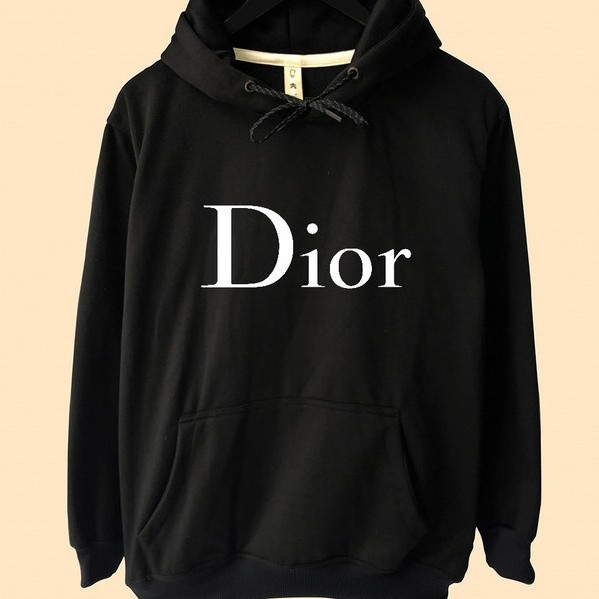 Jaket Hoodie Dior logo