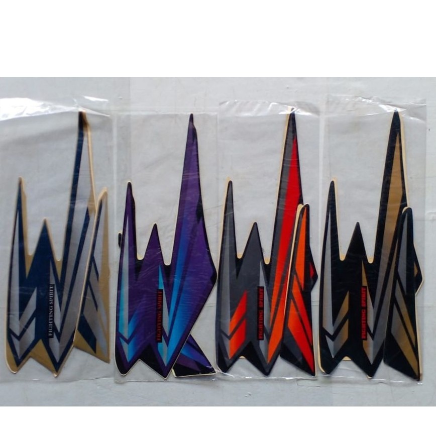 Striping motor RX-King 2002 Lis Stiker standar original pabrik