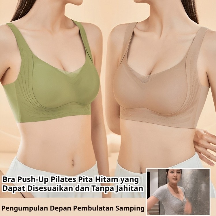 Tanpa Bekas di Baju  Bra Penyangga Push Up Tanpa Jahitan Bra Push Up/Seamless/Penyangga