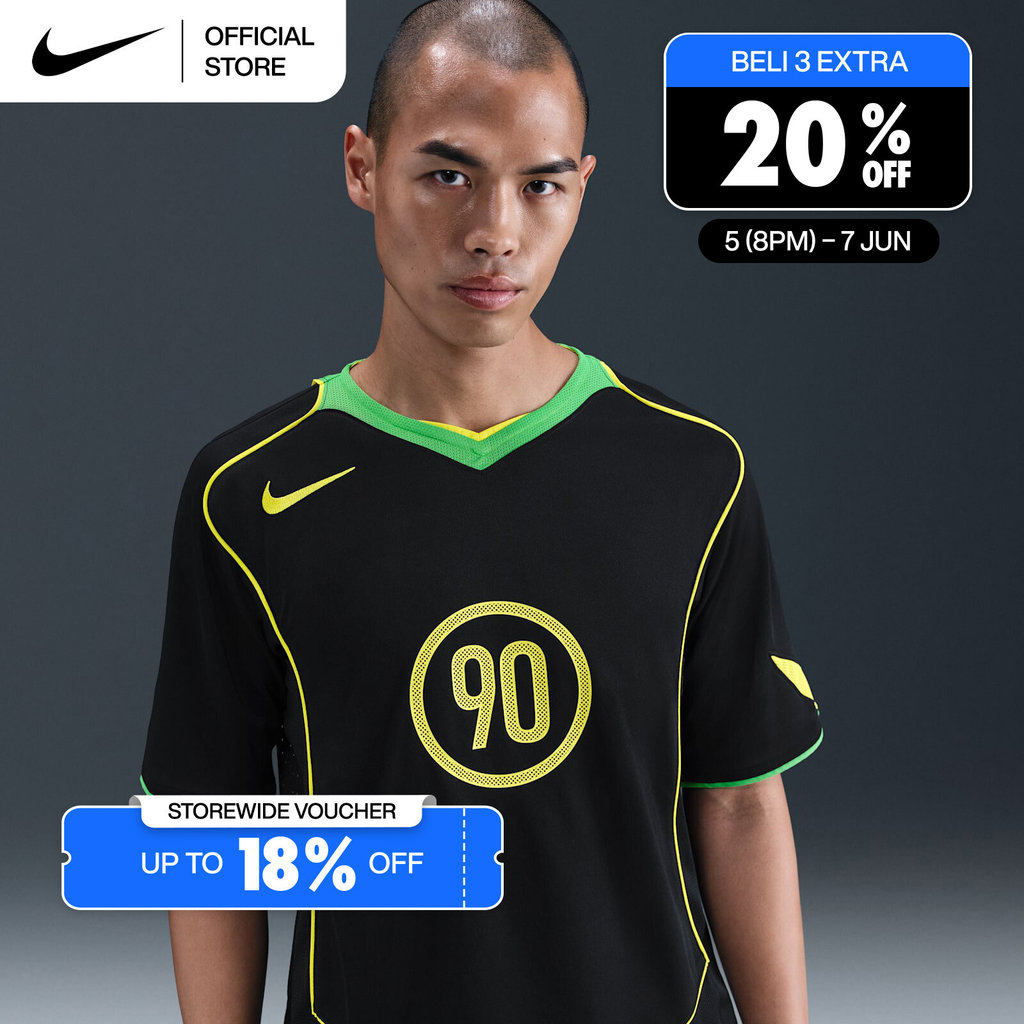Nike Dri-FIT Men's Total 90 Soccer Jersey - Black [IB4209-010]