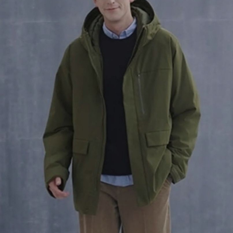 uniqlo hybrid down 3d, M