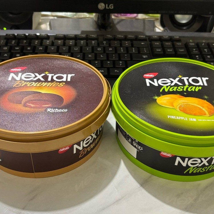 tanpa box nabati nextar toples plastik brownies richoco nastar pineapple jam