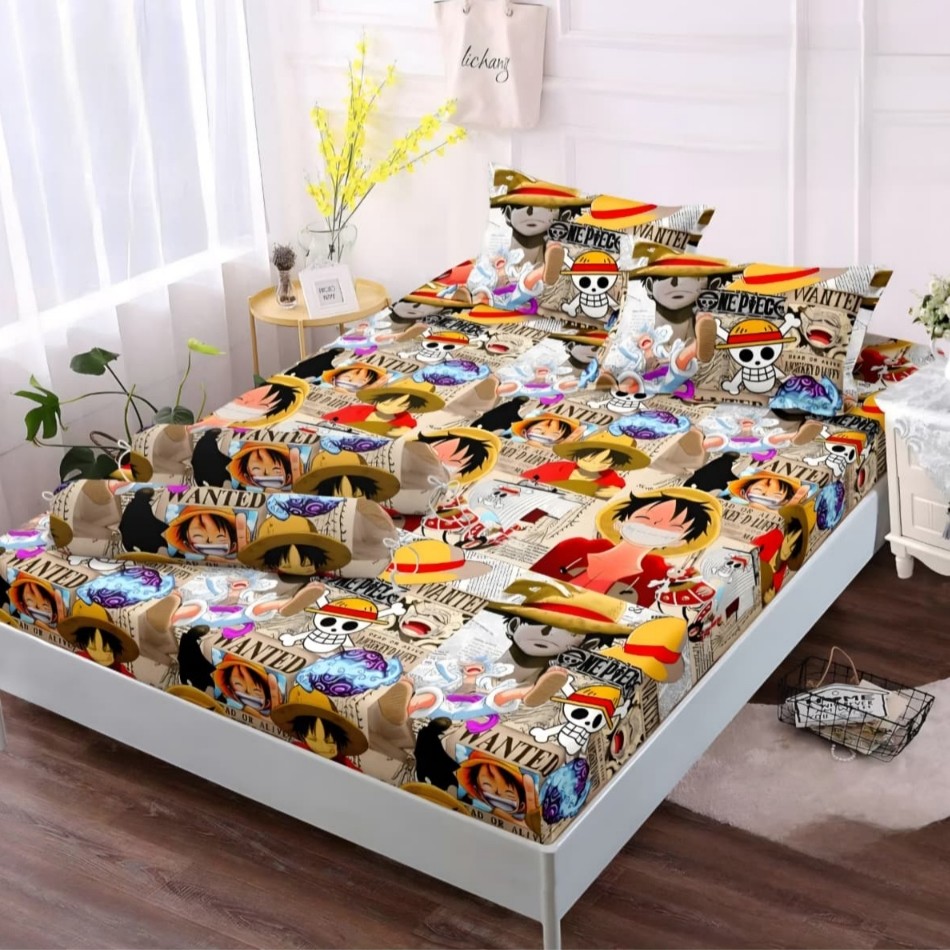 SPREI KARAKTER ZORO ONE PIECE TERBARU FREE SARBAN SARGUL // SEPREI ONE PIECE