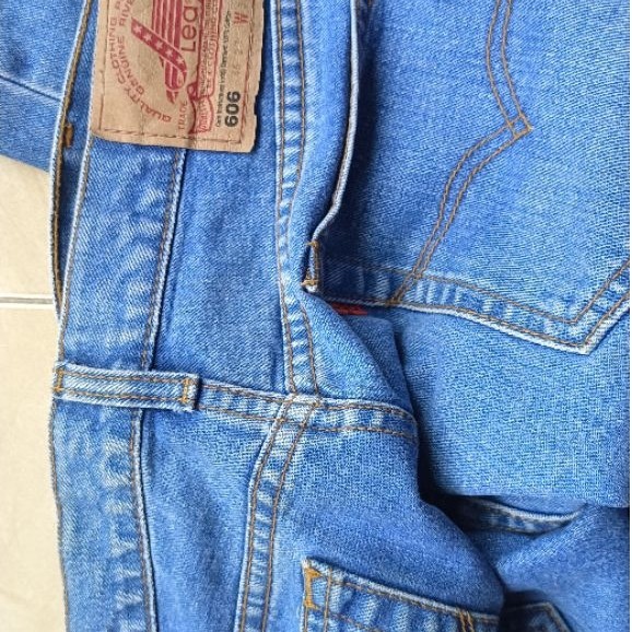 celana jeans lea vintage orange label original size 38 preloved