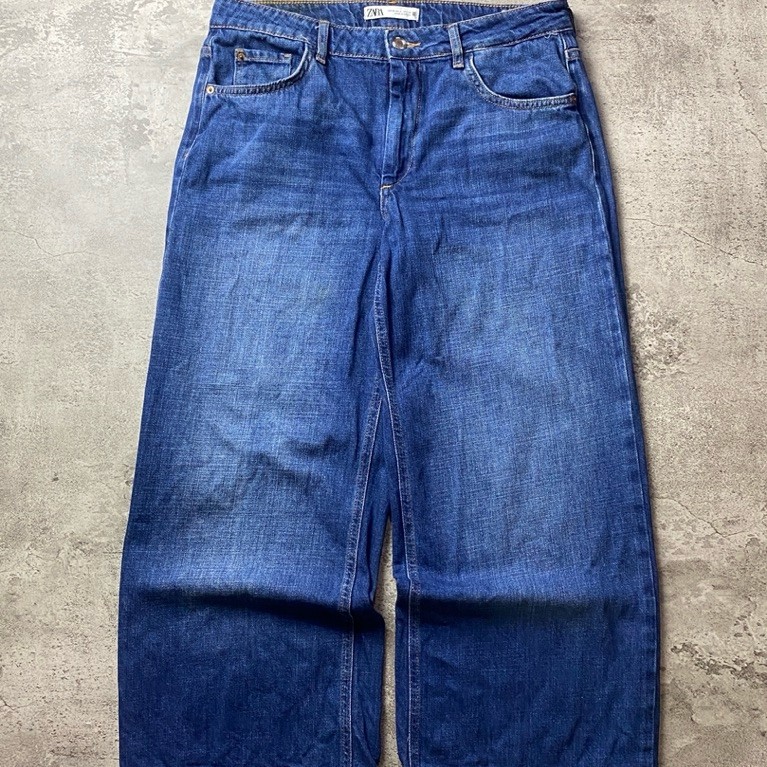 baggy jeans washed zara