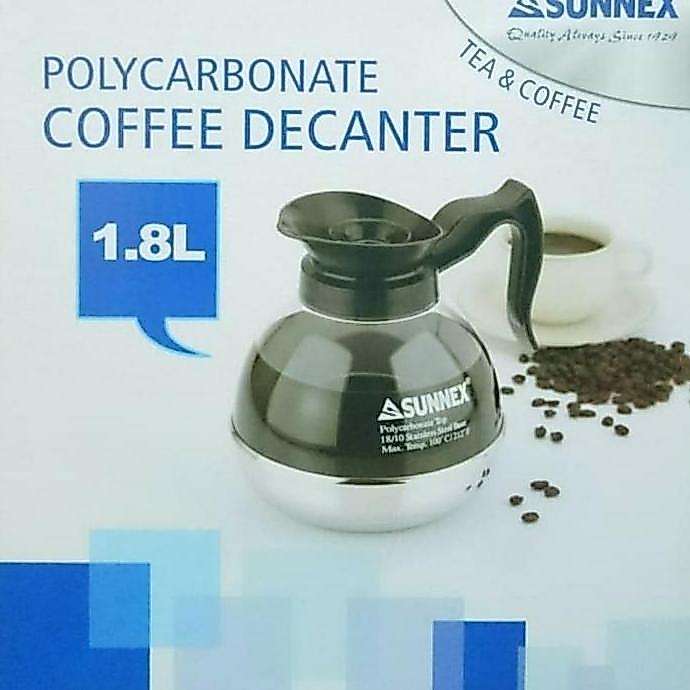 Zatura- Sunnex Teko Pemanas Kopi / Decanter Coffe Pot 1.8Lt / Teko Pemanas Teh