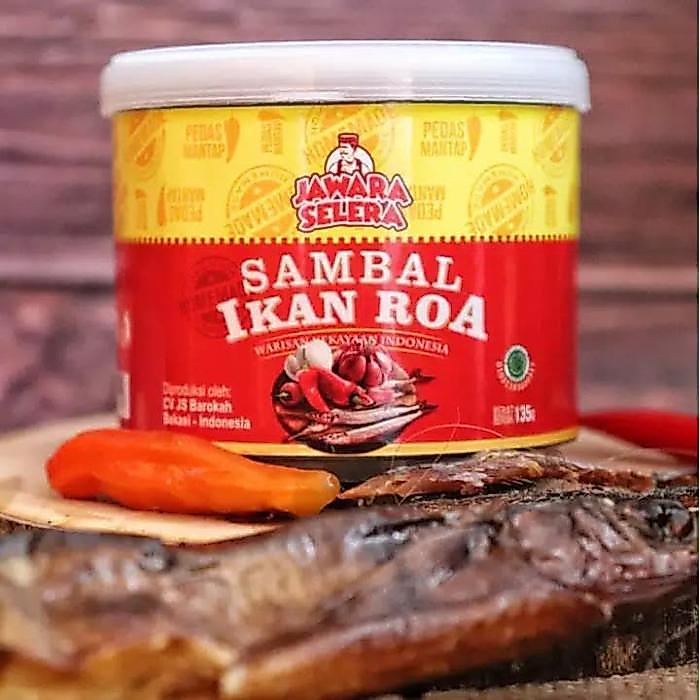 NEW Sambal Roa Jawara Selera Netto 135g/ Sambal Ikan Roa/ Sambal Jawara