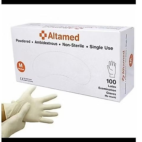 Altamed glove powdered